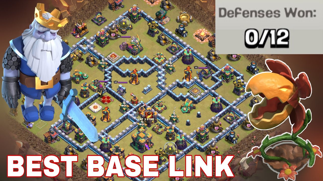NEW BASE TH14 THỦ 12 LƯỢT TRONG 1 WAR 50 vs 50 CỰC CĂNG Clash of clans